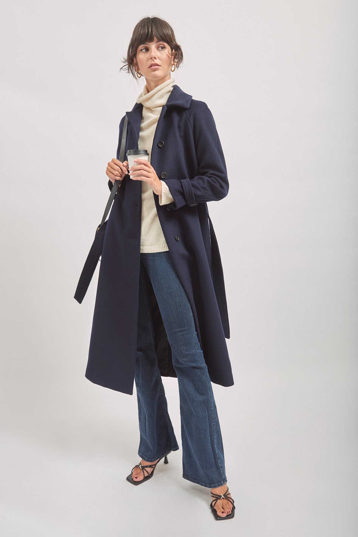 Roll Neck 100% Cashmere Knit
