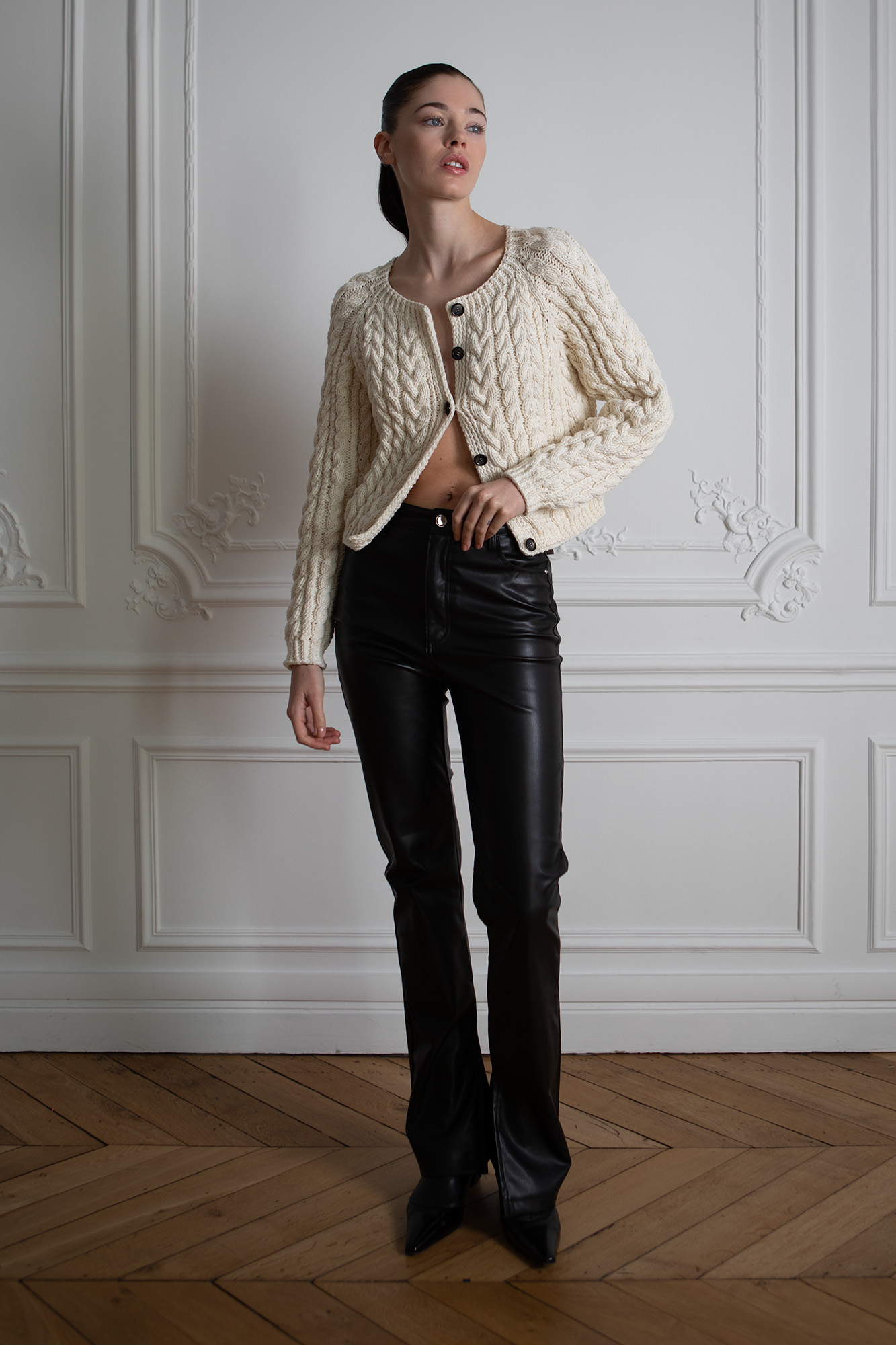 Cable Cardigan