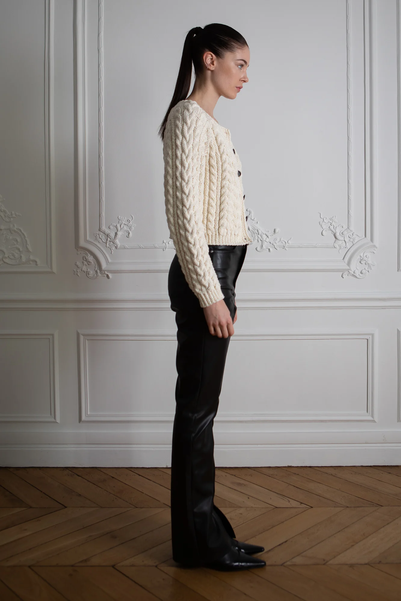 Cable Cardigan