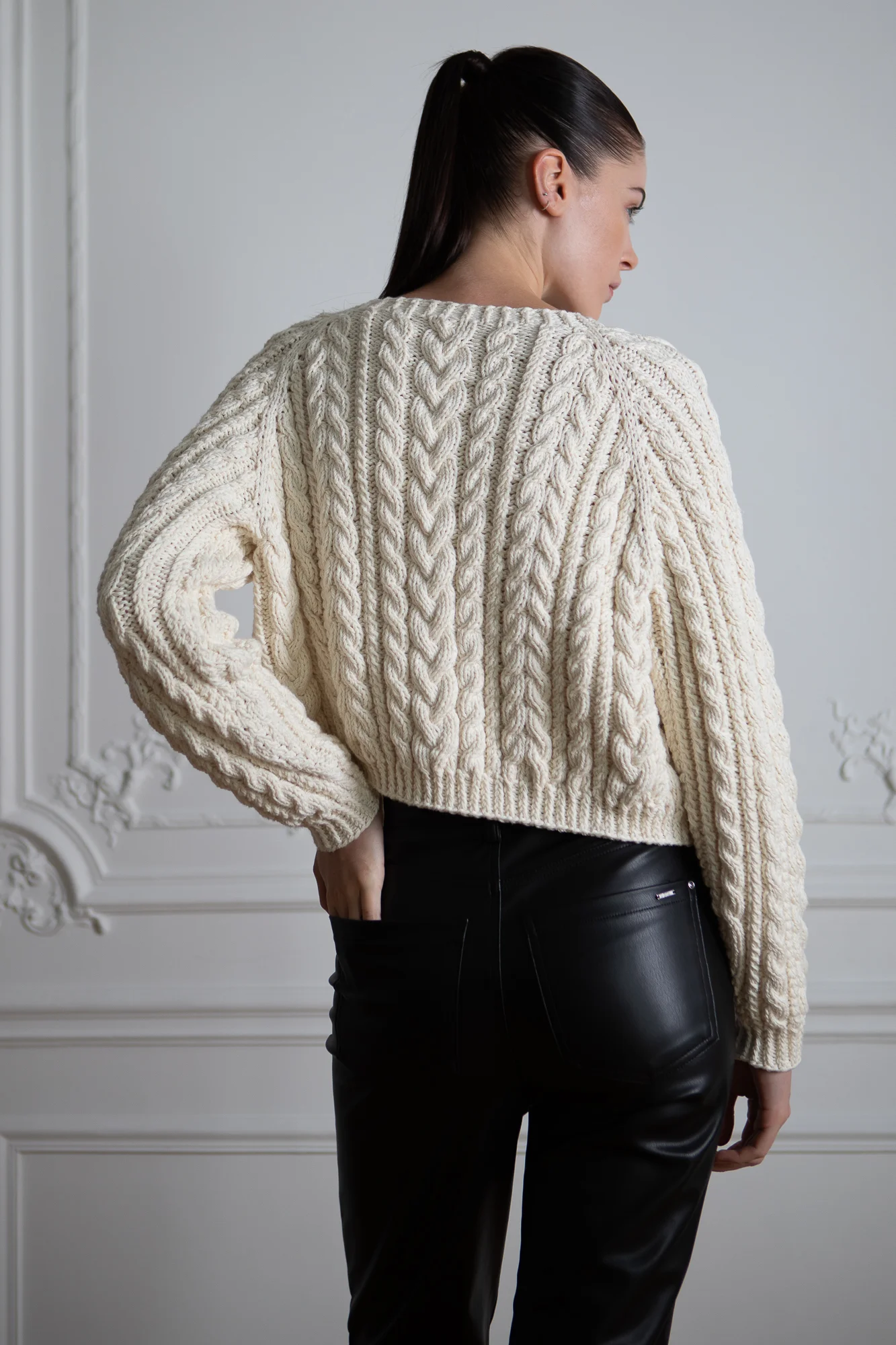 Cable Cardigan