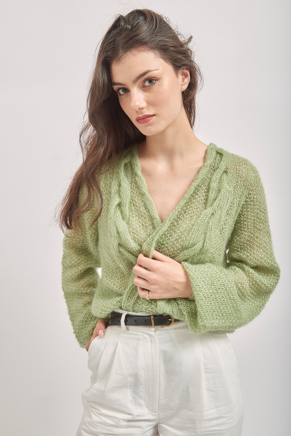 One Braid Cardigan