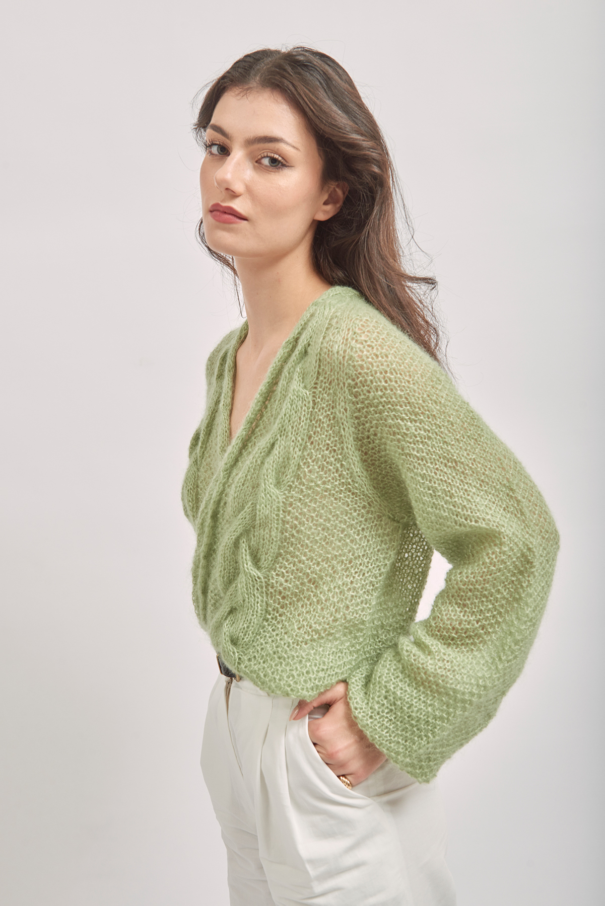 One Braid Cardigan