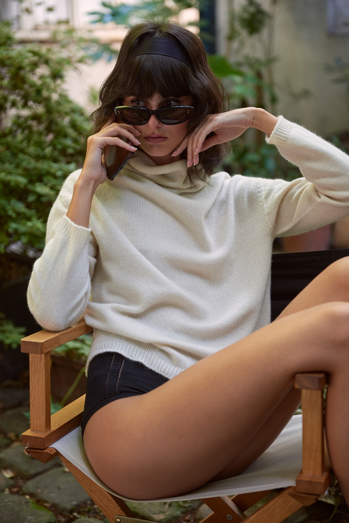 Roll Neck 100% Cashmere Knit
