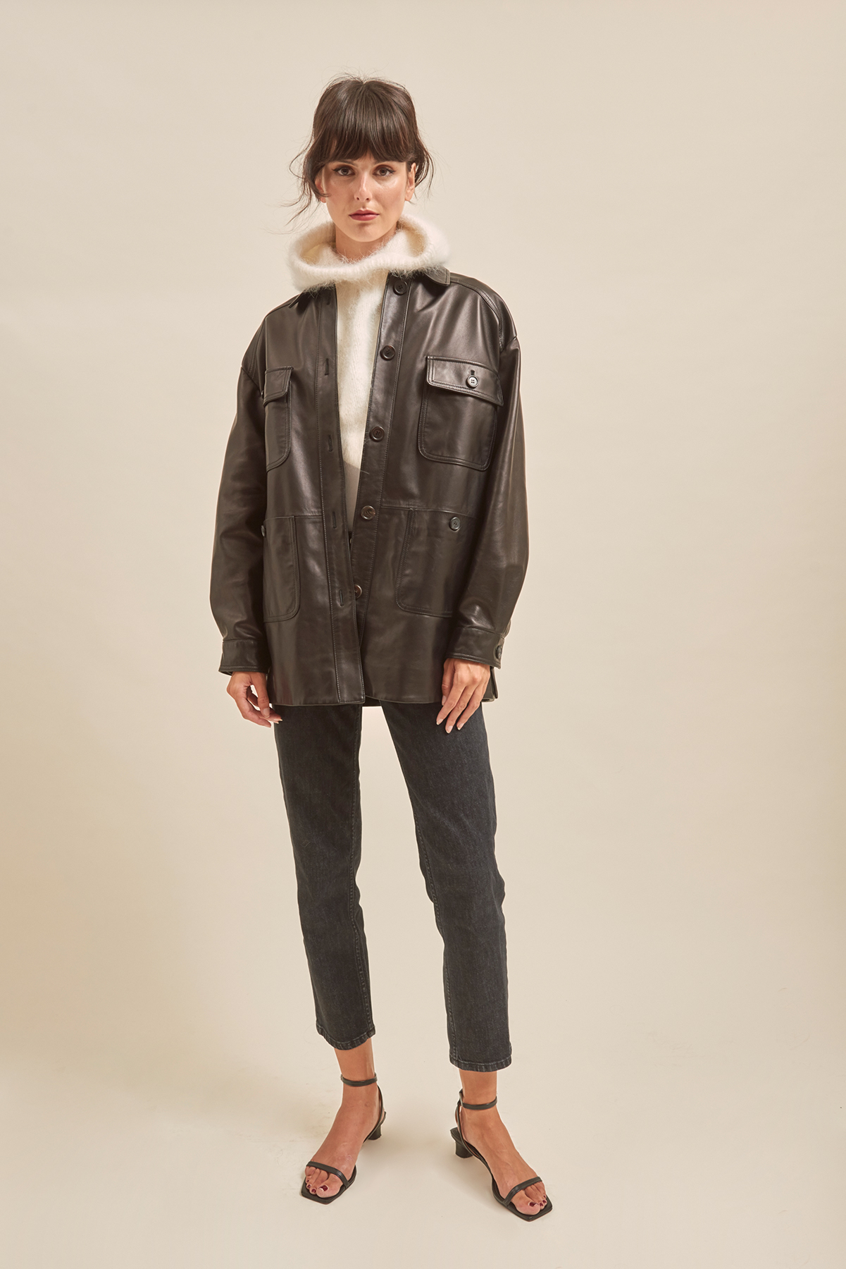 Leather Shacket