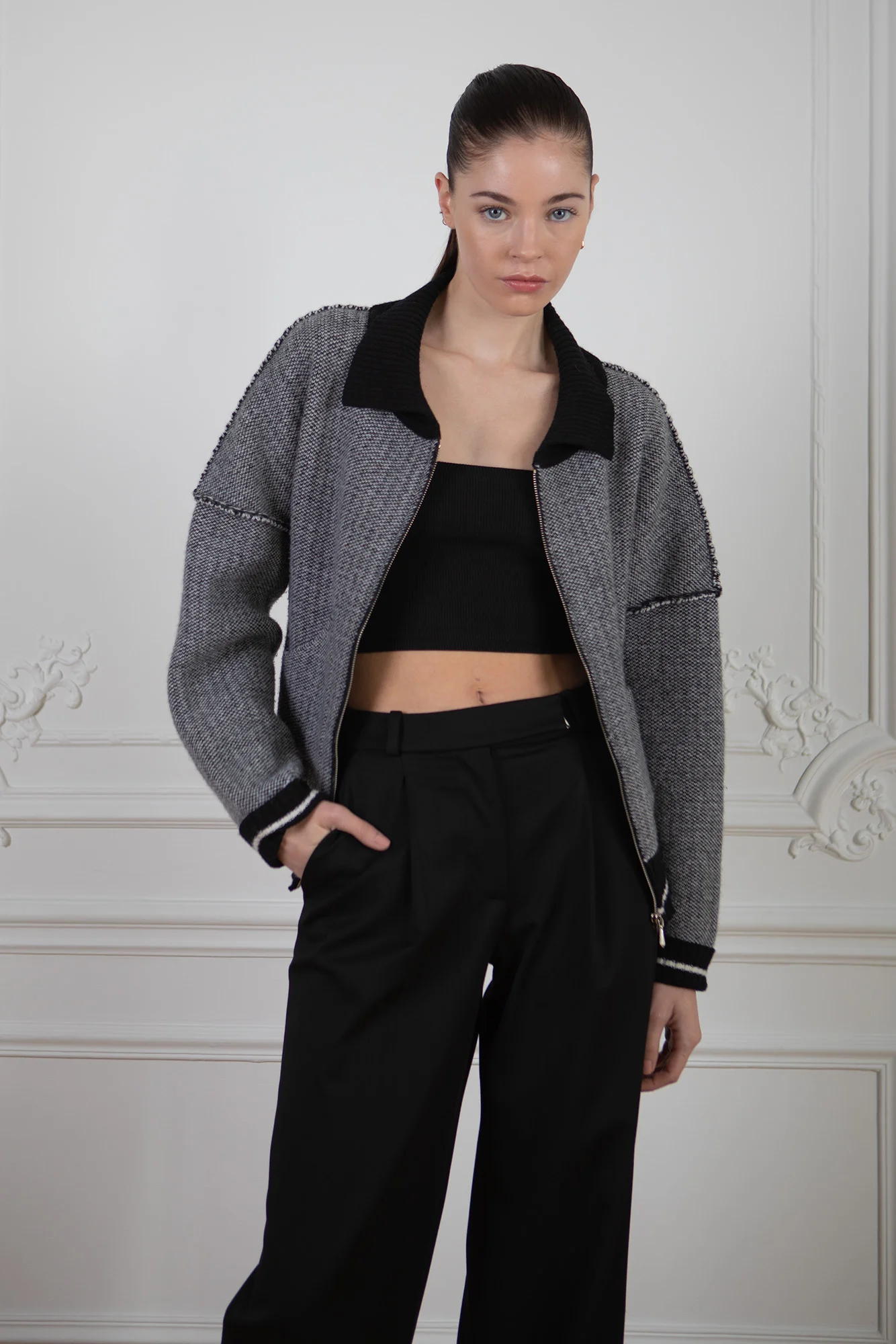 Fully Knitted Jacket