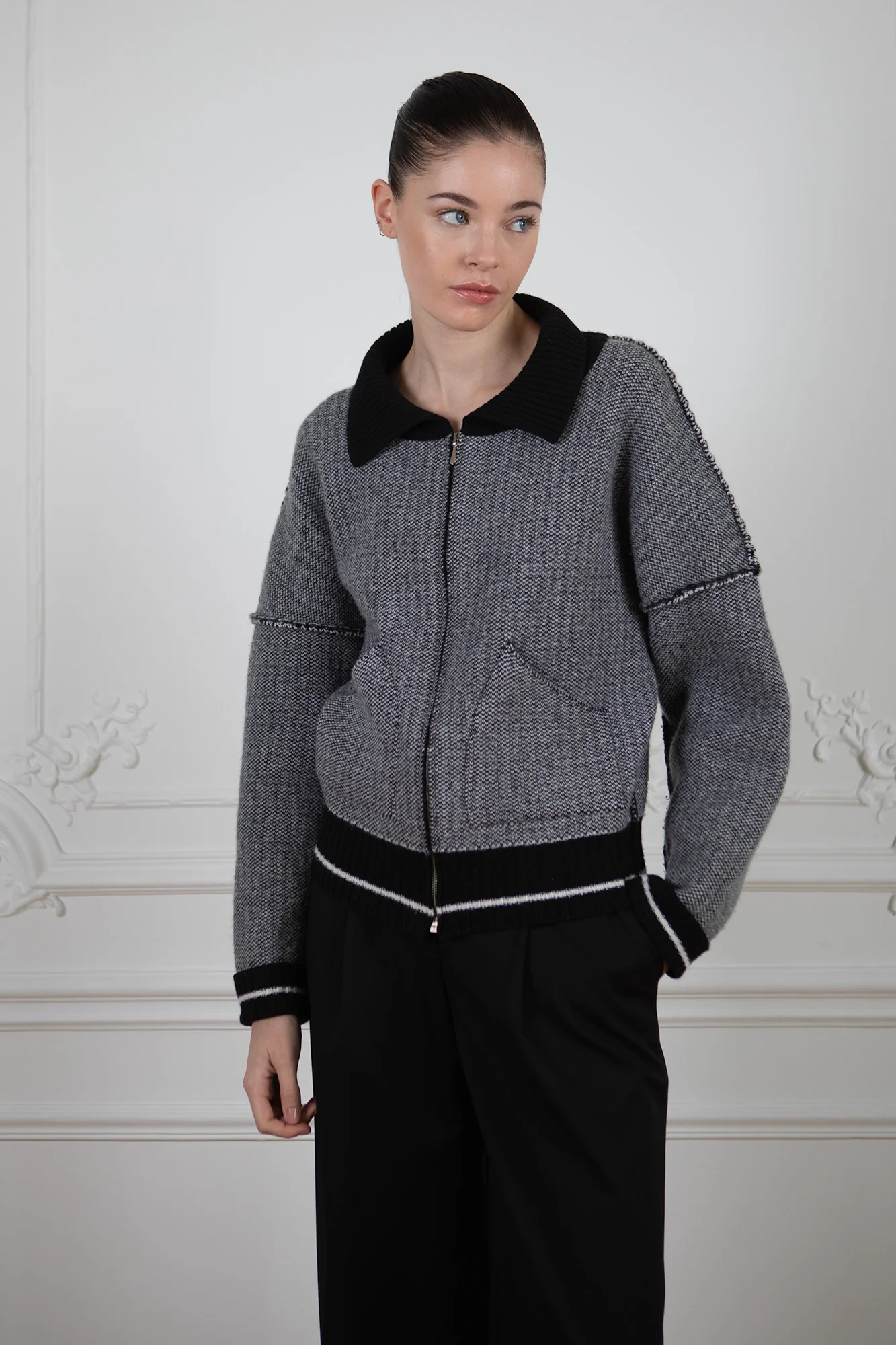Fully Knitted Jacket