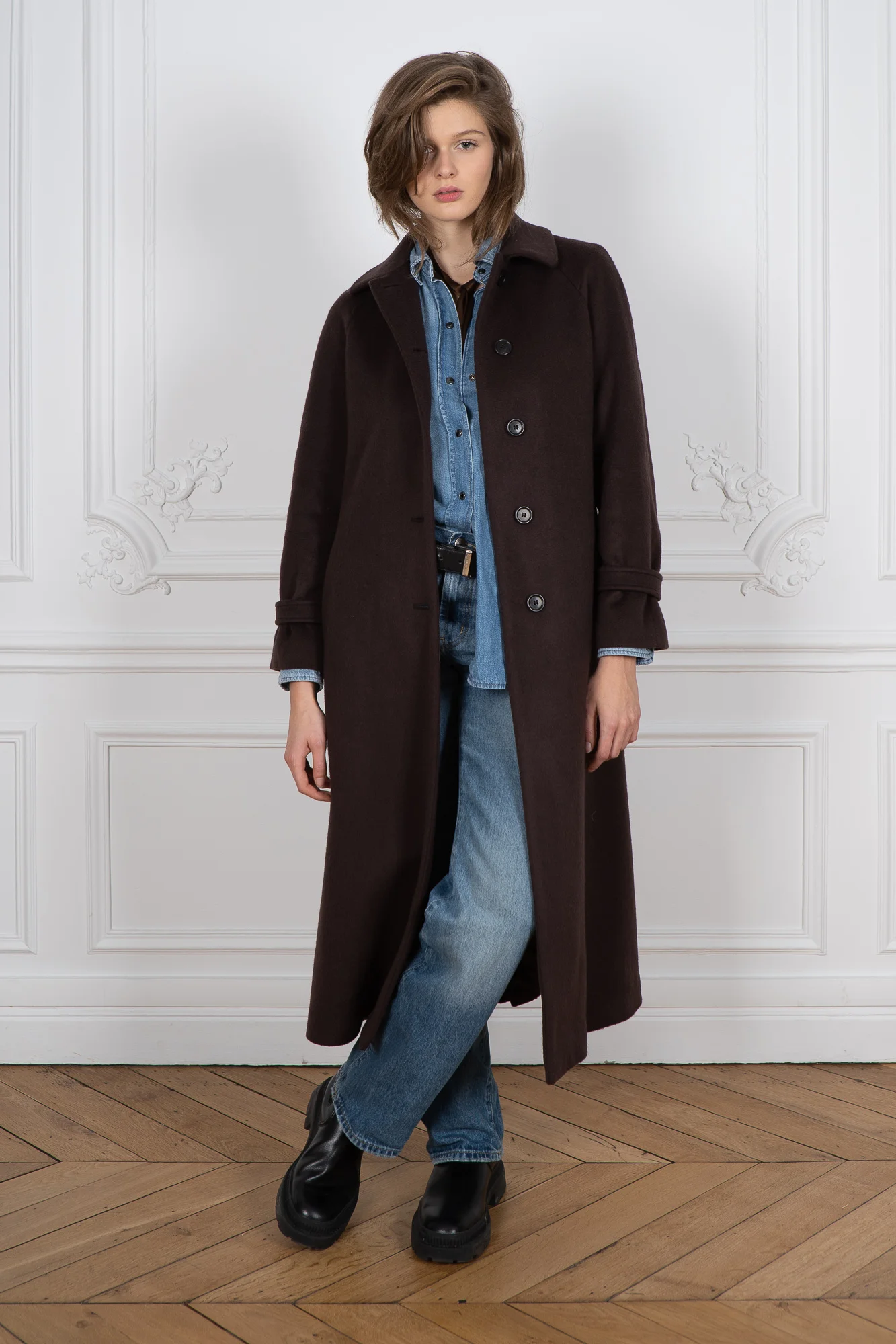 Car Coat Dark Chocolate