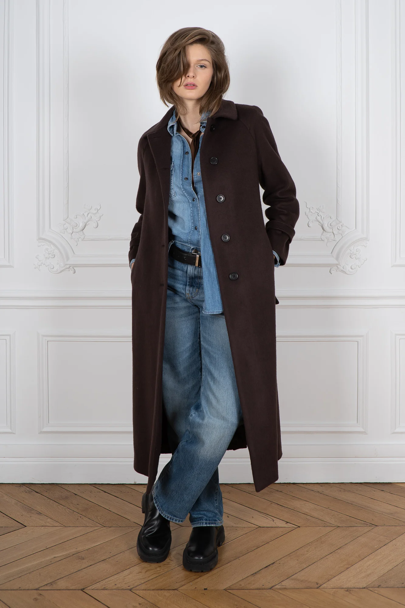Car Coat Dark Chocolate