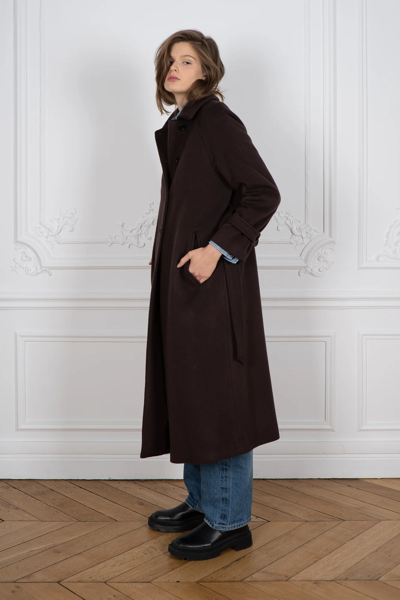 Car Coat Dark Chocolate