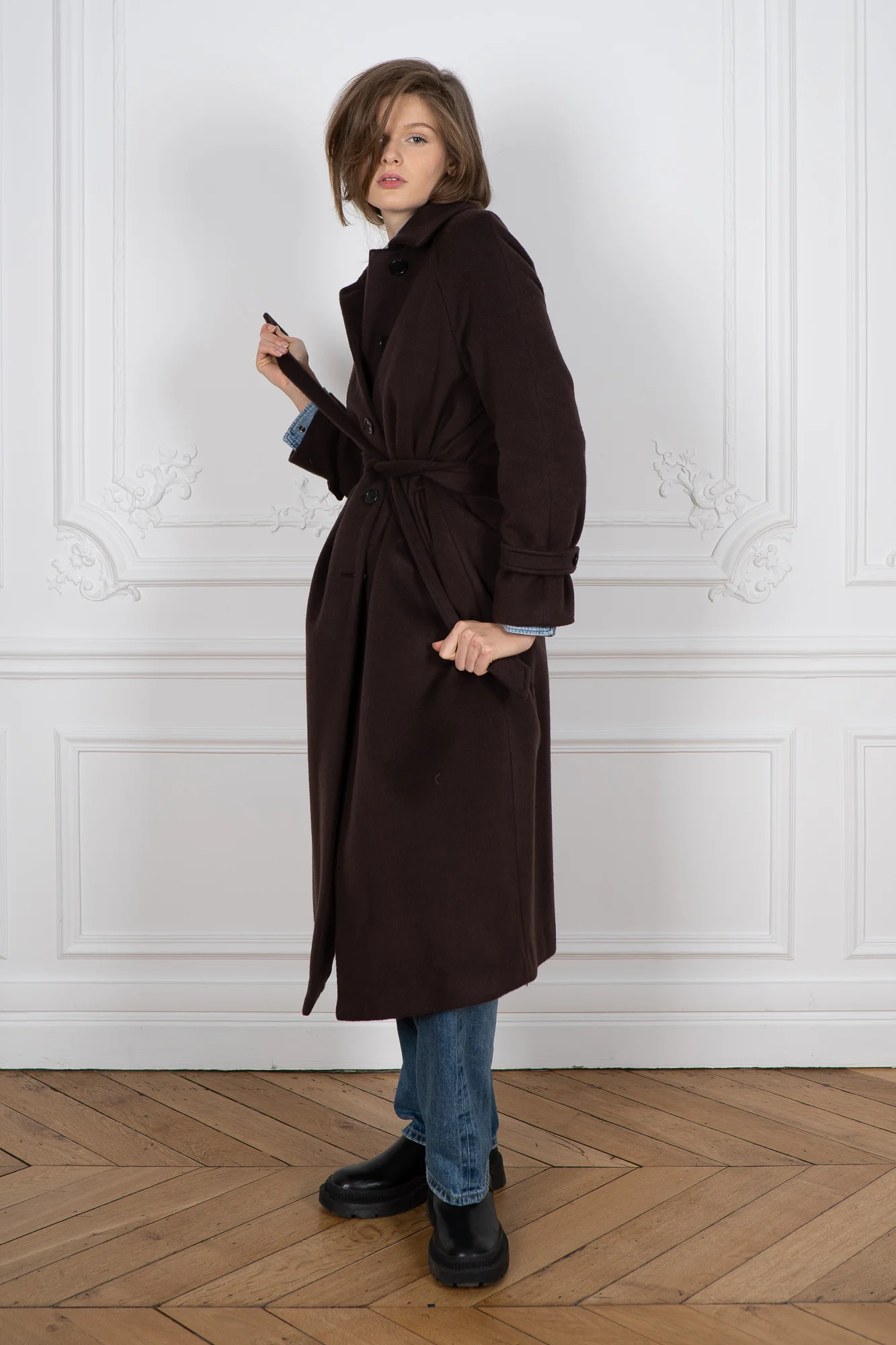 Car Coat Dark Chocolate