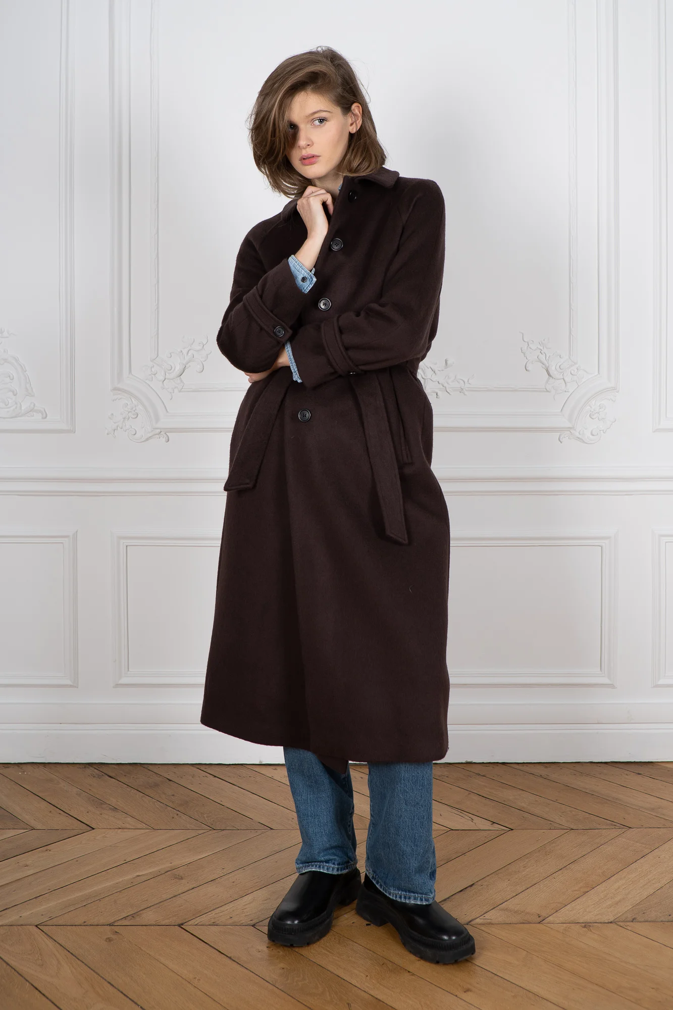Car Coat Dark Chocolate