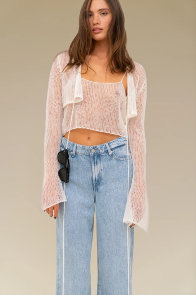 Mohair Knitted Cardigan