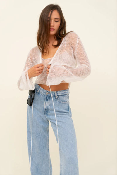 Mohair Knitted Cardigan