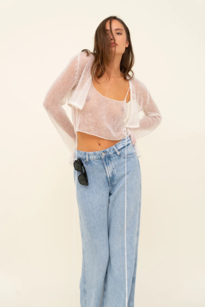 Mohair Knitted Cardigan