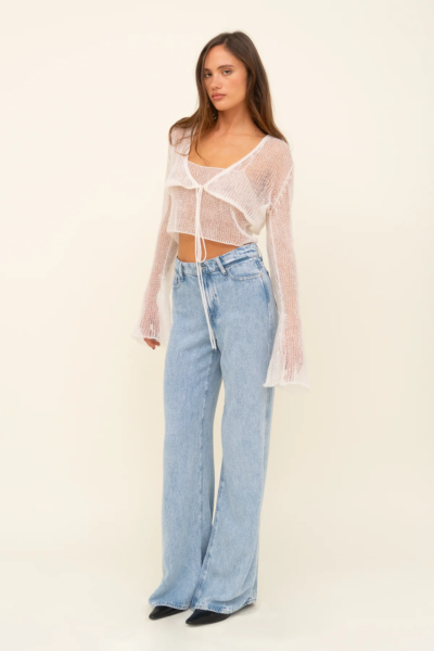 Mohair Knitted Cardigan