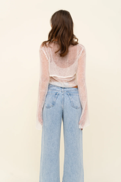 Mohair Knitted Cardigan