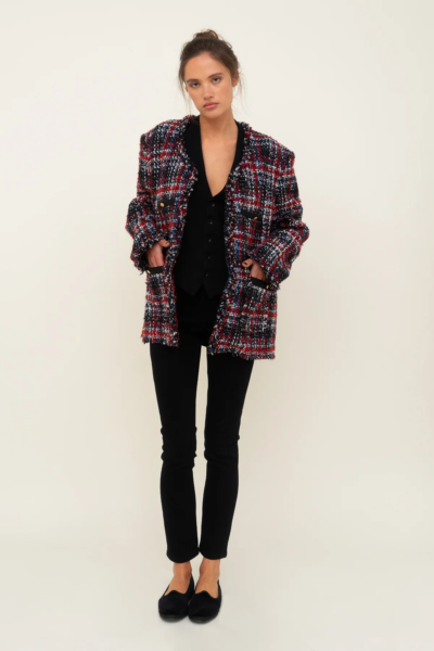 Tweed Jacket Rouge