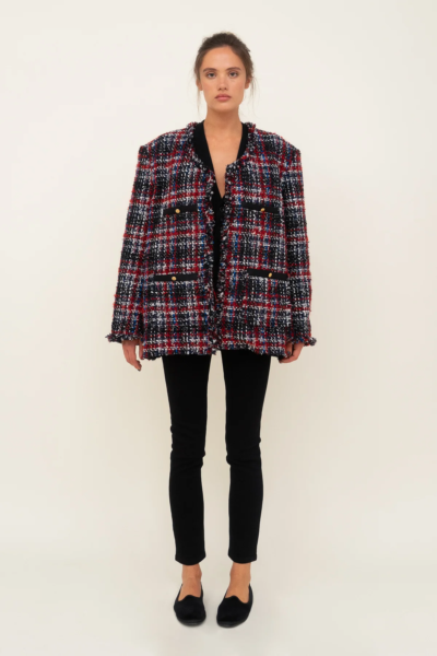 Tweed Jacket Rouge