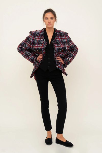 Tweed Jacket Rouge