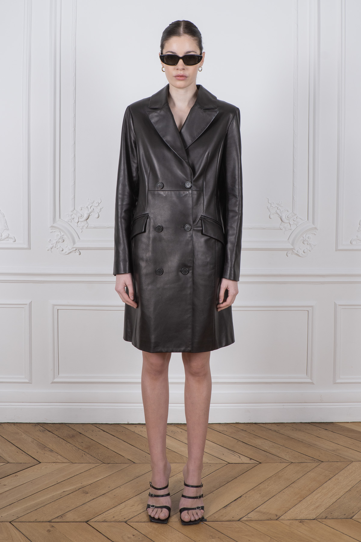 Leather Blazer Jacket